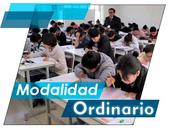 Modalidad ordinario
